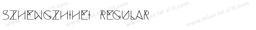 Szhengzhihei Regular字体转换